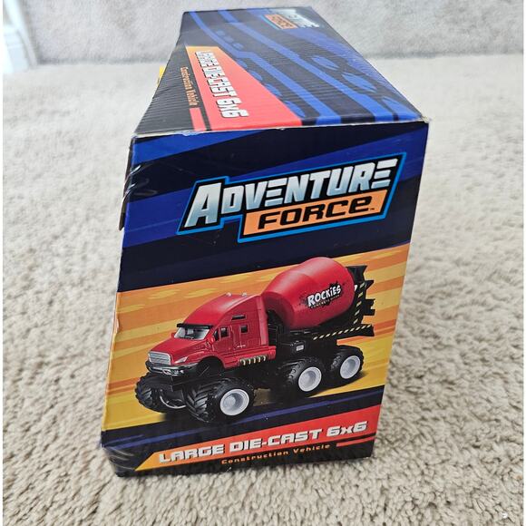 Adventure Force Vehicle Large Die Cast 6x6 Construction Truck Friction Motor - Picture 6 of 6